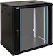 Pulsar Επιτοίχια Καμπίνα Rack 9U 60x45x50.2cm Μαύρο RWA964