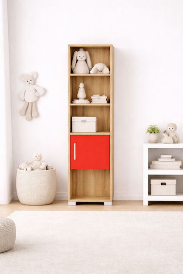 No 13 Библиотека Подов Oak-Red 40x30x180см