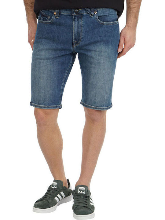 Volcom Solver Ανδρική Βερμούδα Τζιν Μπλε