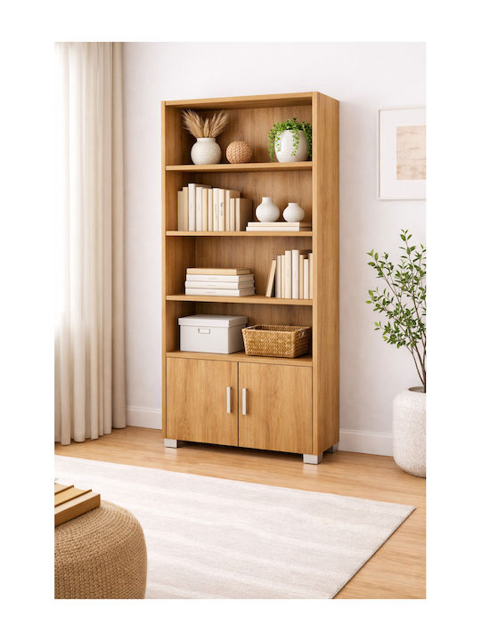 No 12 Библиотека Подов Walnut 75x30x180см