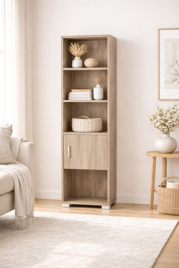 Kids Wooden Bookcase No 13 Beige 40x30x180cm Kids Wooden Bookcase No 13 Beige 40x30x180cm