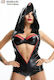 Demoniq Hoshi Lingerie & Shibari Pack Боди Черно