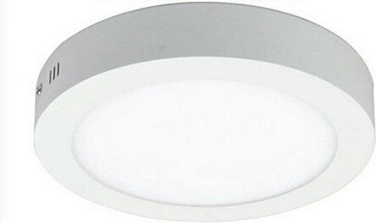 Atman Round Outdoor LED Panel 12W with Natural White Light 4000K 17cm
