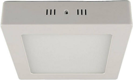 Atman Square Outdoor LED Panel 24W with Natural White Light 4000K 30x30cm