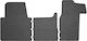 Frogum Front Mats 3pcs for Opel Movano Renault Master Nissan NV400 2010 Black