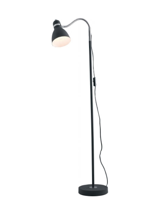 Fan Europe Floor Lamp H142xW34cm. with Socket for Bulb E27 Black