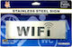 Homestyle Sign "WiFi" 37365 1pcs