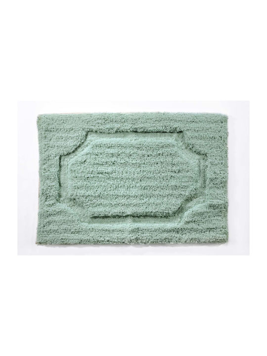 Down Town Home Bath Mat Verona 60-0207 Aqua 55x86cm