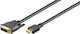 Goobay 10m DVI-D male to HDMI male Cable Black (51586)