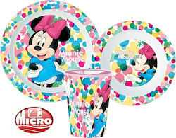 Stor Feeding Set Minnie made of Plastic Multicolour 3pcs for 2+ months