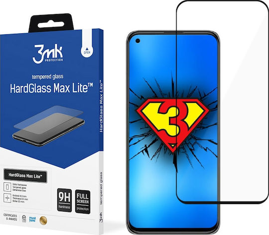 3MK HardGlass Max Lite Закалено стъкло за цялото лице (Mi 10T Lite - Ми 10Т Лайт)