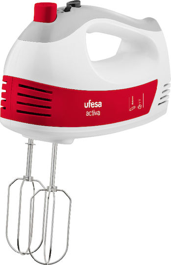 Ufesa Activa BV4650 Hand Mixer 400W Red