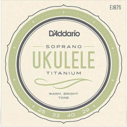Daddario Soprano EJ87S Χορδές 28 - 40" για Γιουκαλίλι Daddario Soprano EJ87S Χορδές 28 - 40" για Γιουκαλίλι