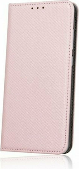 Senso Magnet Book Δερματίνης Ροζ Χρυσό (Galaxy A12)