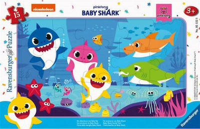 Kinderpuzzle Baby Shark für 3++ Jahre 15pcs Ravensburger