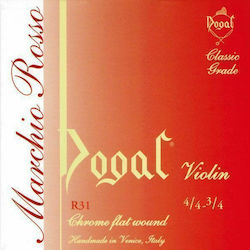Dogal Single Chrome String for Violin Red Tag V...