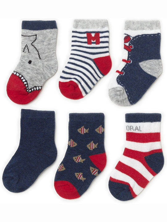 Mayoral Kids' Socks Knee-High Blue 6 Pairs