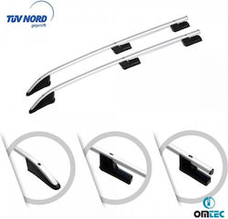Omtec for Cars with Factory Bars (with Roof Rack Legs) Silver