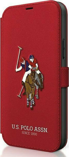 U.S. Polo Assn. Embroidery Collection Book Piele artificială Multicolor (iPhone 12 mini)