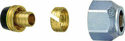 Brass Form Ρακόρ για Πολυστρωματική Σωλήνα Σύνδεσμος 24mm 7108501
