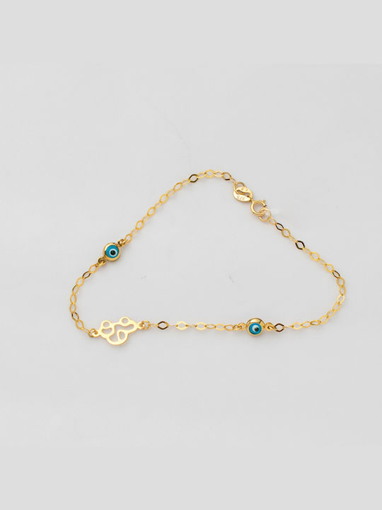 9K Gold Bracelet B231F40