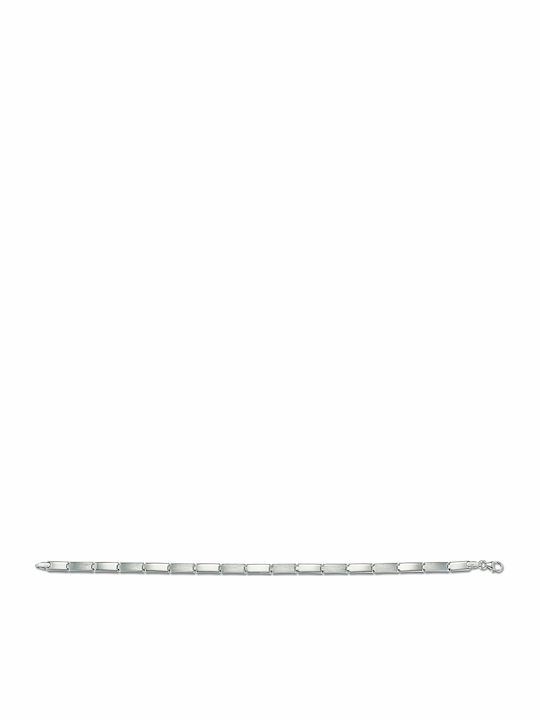 9K White Gold Bracelet MB121