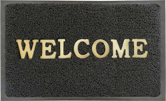 Art et Lumiere Fußmatte Rutschfest Welcome Black 90x120cm