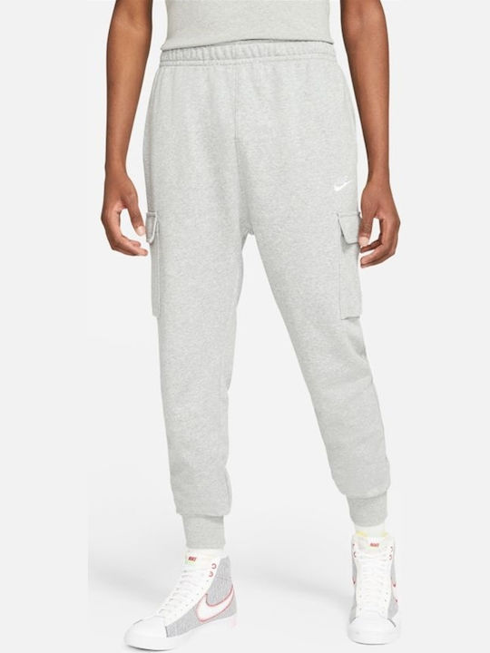 Sportswear Cargo Παντελόνι Φόρμας με Λάστιχο Γκρι