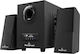 Powertech PT-846 2.1 Speakers with Bluetooth 16W Black