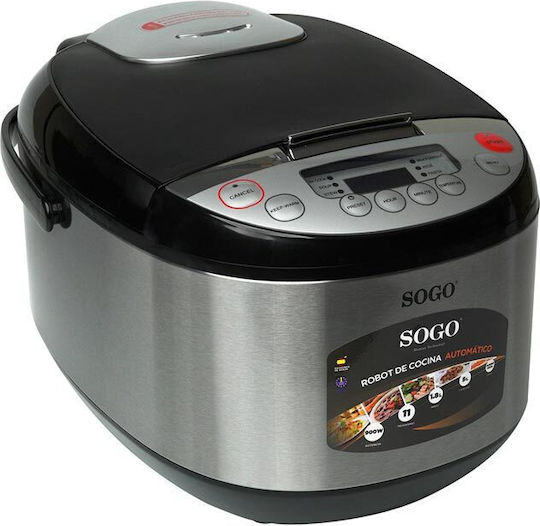 Sogo Multi-Function Cooker 5lt 900W Silver