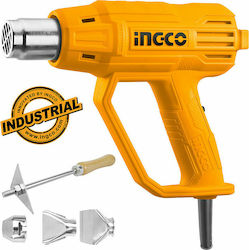 Ingco Pistol termic 2000W cu control de temperatură până la 550°C