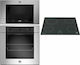 Bertazzoni F60 9 MOD E K X + P60 4V M2 LAG GN +F38 3 MOD MW S X Εντοιχιζόμενο Σετ Οικιακών Συσκευών