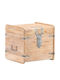 vidaXL Wooden Decorative Trunk 40x40x40εκ.