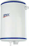 Spek 13-1700 Wall Mounted Metallic High Pressure Round Toilet Flush Tank White