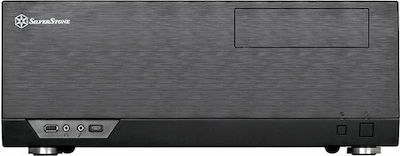 Silverstone GD09B-C Home Theater Κουτί Υπολογιστή Μαύρο