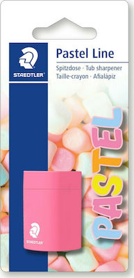 Staedtler Plastic Pencil Sharpener Barrel Pink Ροζ