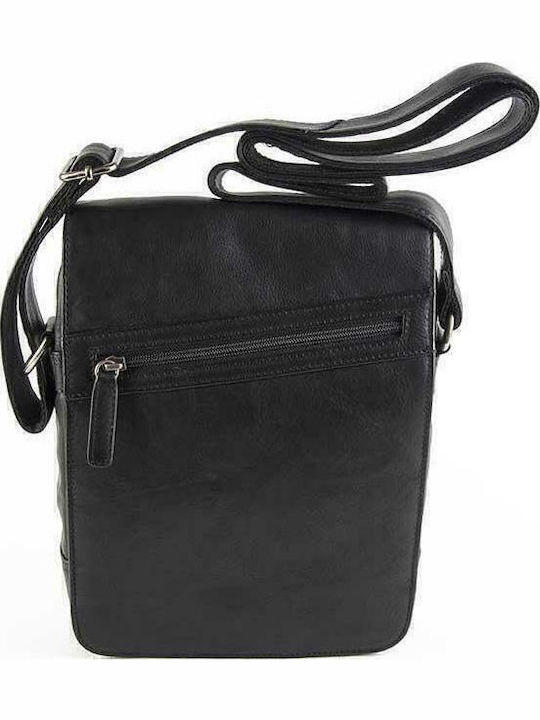 Leder Herren Tasche Schulter / Crossbody Schwarz