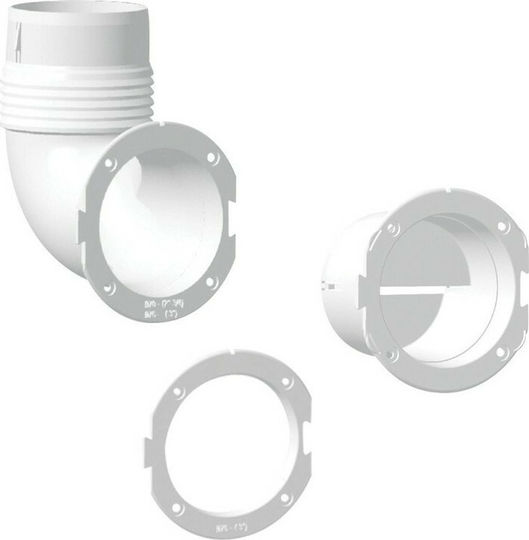 Lalizas mit Durchmesser 76mm Weiß Farbe