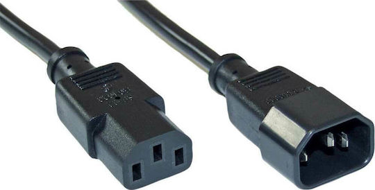 InLine IEC C13 - IEC C14 Cable 7m Μαύρο 16637