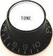 Samwoo KN007-01 Ersatzdeckel in Schwarz Farbe Ton-Potentiometer-Kappe