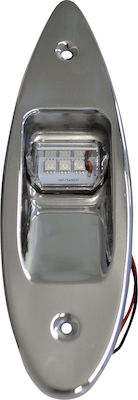 Eval Bootslaterne ohne Mast Seiten-Navigationslichter Inox 01333-LED