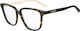 Moschino Plastic Eyeglass Frame Brown Tortoise ...