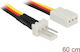 DeLock 3-Pin Fan - 3-Pin Fan Cable 0.6m Multicolour (85752)