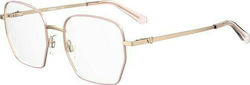 Moschino Metal Eyeglass Frame MOL580 EYR