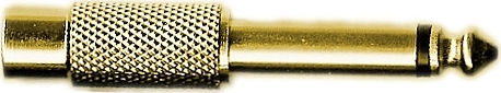 Prolink Μετατροπέας 6.3mm male σε RCA female Χρυσό Χρυσό