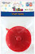 The Littlies Measuring Tape in Red color 150cm x 7.5mm with Red Button 000646792