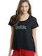BodyTalk 1211-907128 Γυναικείο Αθλητικό T-shirt Μαύρο