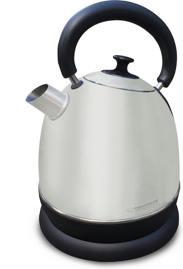 Esperanza Βραστήρας 1.8lt 2200W Inox Λευκό
