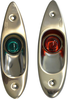 Eval Boat Light Without Mast Side Navigation Lights Inox 12v 01333