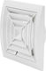 Europlast 101- Perdea de ventilație 19x19cm Pătrată cu plasă